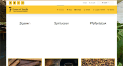Desktop Screenshot of houseofsmoke.ch